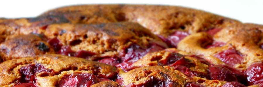 Torta di ciliegie veloce