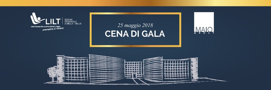 Cena di Gala per LILT Biella 2018