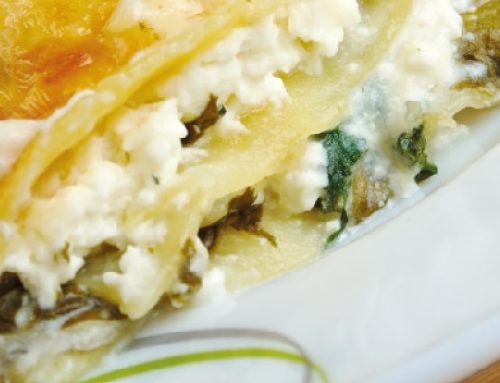 Lasagne Veg con cime di rapa, zucca e besciamella vegetale